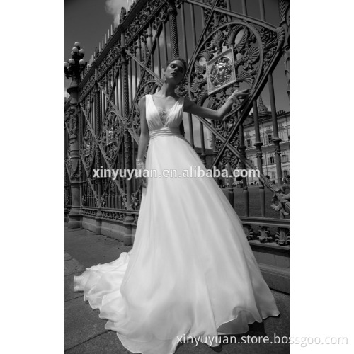 China cheaper wedding dress 2016 sexy off shoulder lace cover back A line wedding dress DM-070 vestido de noiva wedding dresses